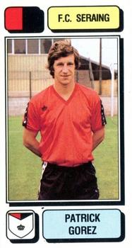 1982-83 Panini Football 83 (Belgium) #233 Patrick Gorez Front