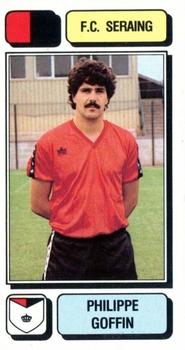 1982-83 Panini Football 83 (Belgium) #235 Philippe Goffin Front