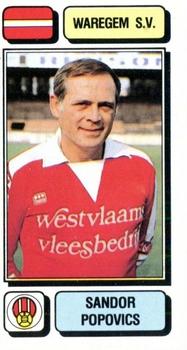 1982-83 Panini Football 83 (Belgium) #277 Sandor Popovics Front