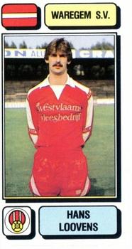 1982-83 Panini Football 83 (Belgium) #284 Hans Loovens Front