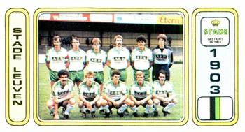 1982-83 Panini Football 83 (Belgium) #338 Team Front