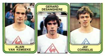 1982-83 Panini Football 83 (Belgium) #354 Alain van Kemseke  / Gerard Desanghere / Jef Cornelis Front