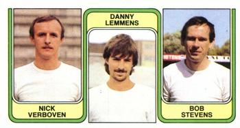 1982-83 Panini Football 83 (Belgium) #410 Danny Lemmens  / Bob Stevens / Danny Caes Front