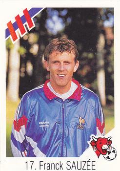 1992 La Vache Qui Rit 20 Stars de l'Equipe de France 92 #17 Franck Sauzee Front