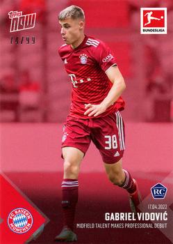 2021-22 Topps Now Bundesliga English - Red #185 Gabriel Vidovic Front