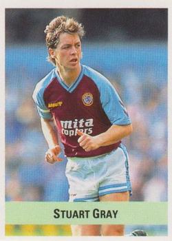 1990-91 The Sun Soccer Stickers #24 Stuart Gray Front