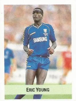 1990-91 The Sun Soccer Stickers #277 Eric Young Front