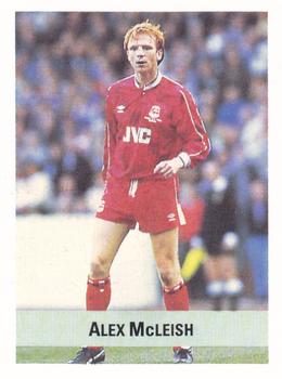 1990-91 The Sun Soccer Stickers #299 Alex McLeish Front