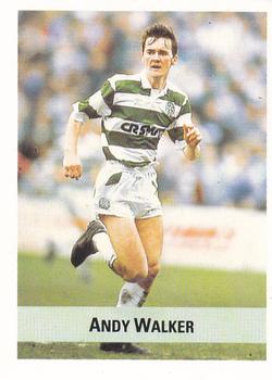 1990-91 The Sun Soccer Stickers #321 Andy Walker Front