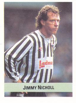 1990-91 The Sun Soccer Stickers #343 Jimmy Nicholl Front