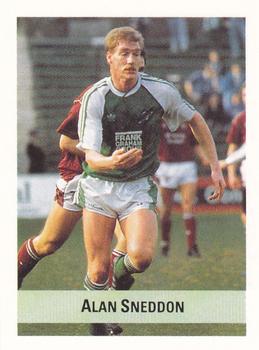 1990-91 The Sun Soccer Stickers #367 Alan Sneddon Front