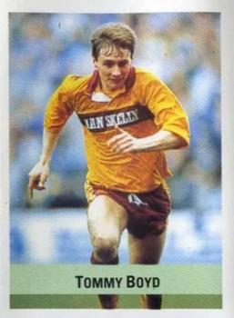 1990-91 The Sun Soccer Stickers #384 Tommy Boyd Front