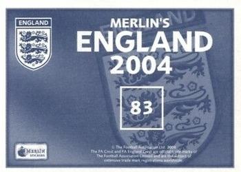 2004 Merlin England #83 Paul Scholes Back