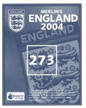 2004 Merlin England #273 Alessandro Nesta Back