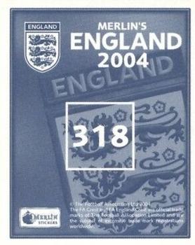 2004 Merlin England #318 Pavel Nedved Back
