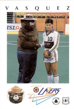 1984-85 Los Angeles Lazers Smokey #7 Martin Vasquez Front