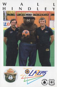 1984-85 Los Angeles Lazers Smokey #19 Peter Wall / Gary Hindley Front