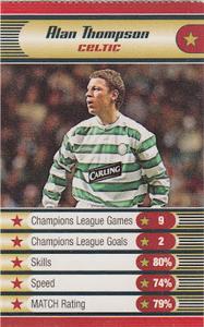 2004 Match Magazine Champions League Trump Cards #NNO Alan Thompson Front