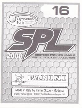 2008 Panini SPL Stickers #16 Away Kit Back
