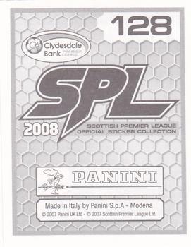 2008 Panini SPL Stickers #128 John Hughes Back