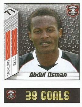 2008 Panini SPL Stickers #180 Abdul Osman Front