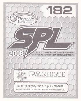 2008 Panini SPL Stickers #182 Fabian Yantorno Back