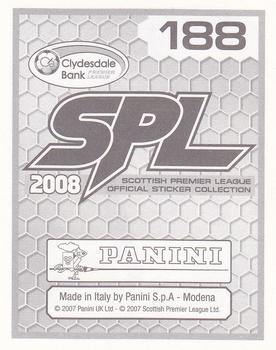 2008 Panini SPL Stickers #188 Fabian Yantorno Back