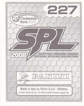 2008 Panini SPL Stickers #227 Neil Lennon Back