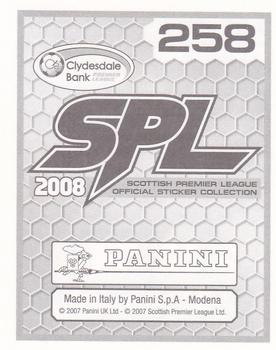 2008 Panini SPL Stickers #258 Steven Fletcher Back