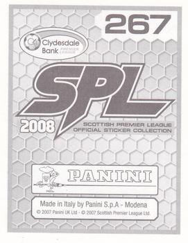 2008 Panini SPL Stickers #267 Mickael Antoine-Curier Back