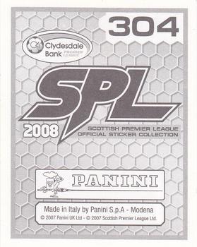 2008 Panini SPL Stickers #304 Alan Combe Back