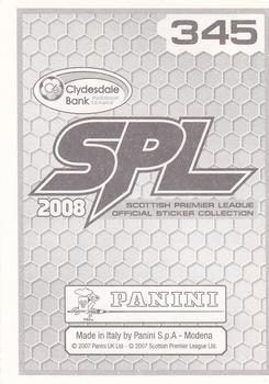 2008 Panini SPL Stickers #345 Graeme Smith Back