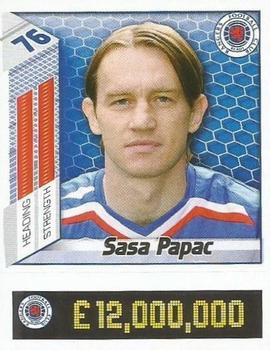 2008 Panini SPL Stickers #376 Sasa Papac Front