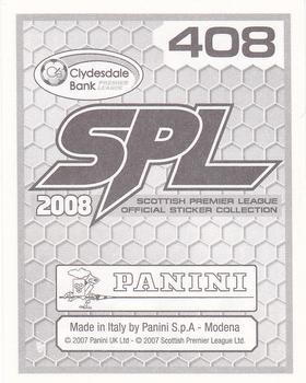 2008 Panini SPL Stickers #408 John Potter Back