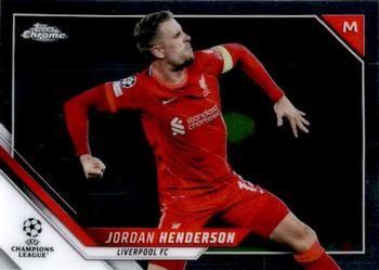 2021-22 Topps Chrome UEFA Champions League #16 Jordan Henderson Front