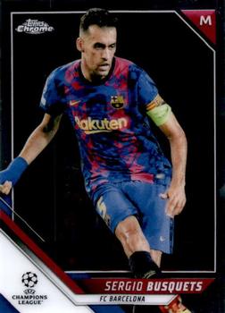 2021-22 Topps Chrome UEFA Champions League #42 Sergio Busquets Front