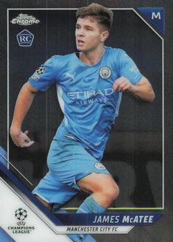 2021-22 Topps Chrome UEFA Champions League #53 James McAtee Front
