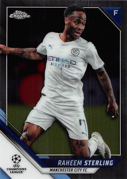 2021-22 Topps Chrome UEFA Champions League #113 Raheem Sterling Front