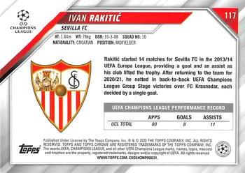 2021-22 Topps Chrome UEFA Champions League #117 Ivan Rakitić Back
