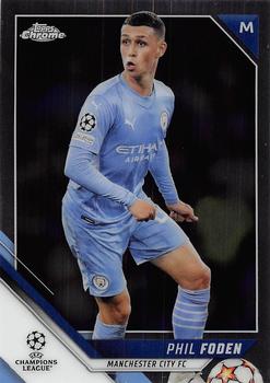 2021-22 Topps Chrome UEFA Champions League #129 Phil Foden Front