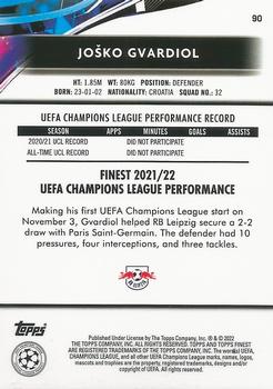 2021-22 Finest UEFA Champions League #90 Joško Gvardiol Back