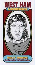 2015 Philip Neill West Ham Legends #4 Billy Bonds Front