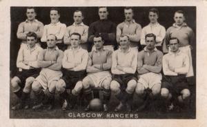 1922-23 Pluck Famous Football Teams #6 Glasgow Rangers Front