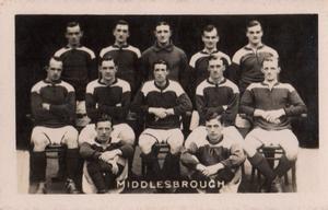1922-23 Pluck Famous Football Teams #21 Middlesbrough Front