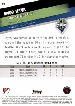 2022 Topps MLS #47 Danny Leyva Back