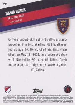 2022 Topps MLS #77 David Ochoa Back