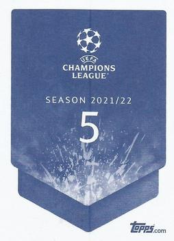 2021-22 Topps UEFA Champions League Sticker Collection #5 1993 Final Munich: AC Milan 0-1 Olympique de Marseille Back