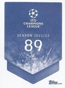 2021-22 Topps UEFA Champions League Sticker Collection #89 Achraf Hakimi Back