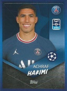 2021-22 Topps UEFA Champions League Sticker Collection #89 Achraf Hakimi Front