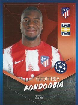 2021-22 Topps UEFA Champions League Sticker Collection #148 Geoffrey Kondogbia Front